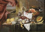 Laurens Craen Still Life with Imaginary View oil painting picture wholesale